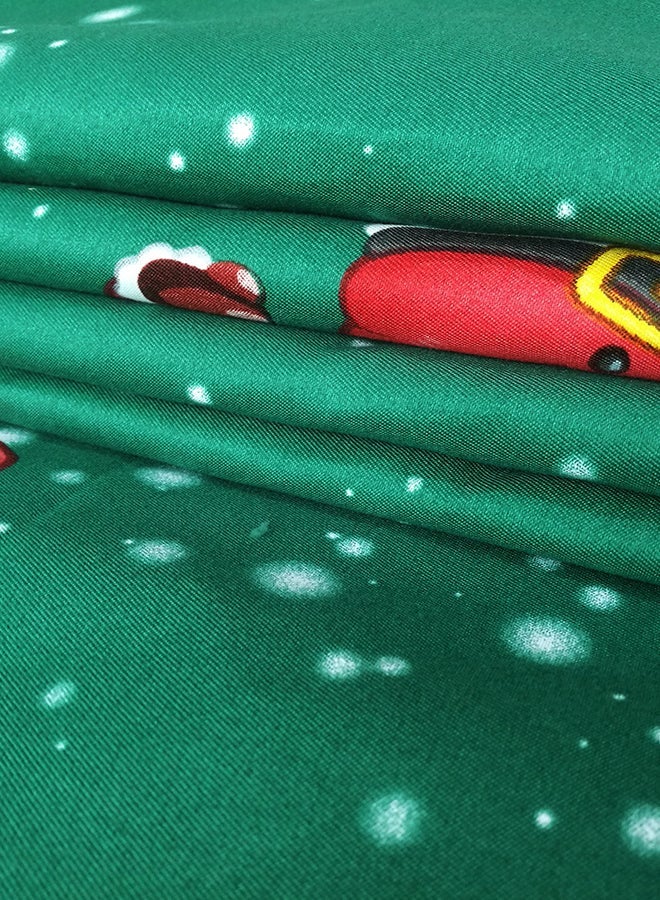 NIBEMINENT 3D Printed Santa Duvet Cover Set Polyester Multicolour Queen - Image 3