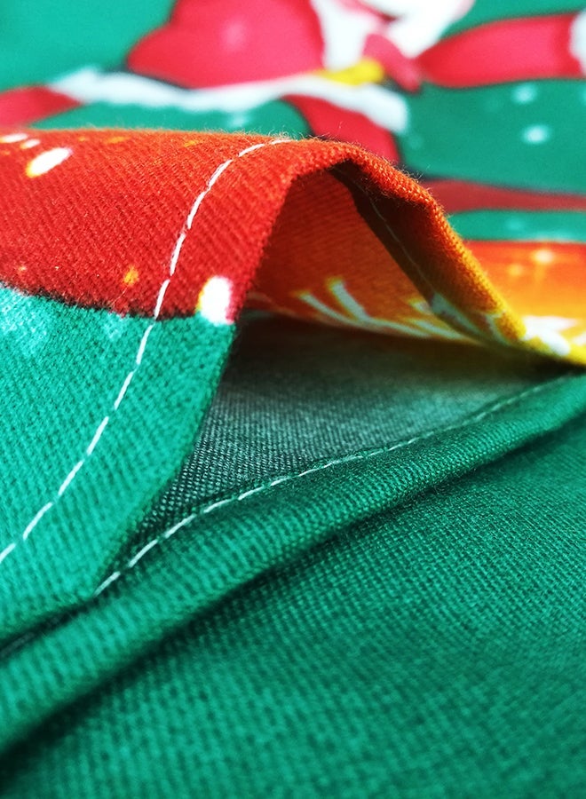 NIBEMINENT 3D Printed Santa Duvet Cover Set Polyester Multicolour Queen - Image 2