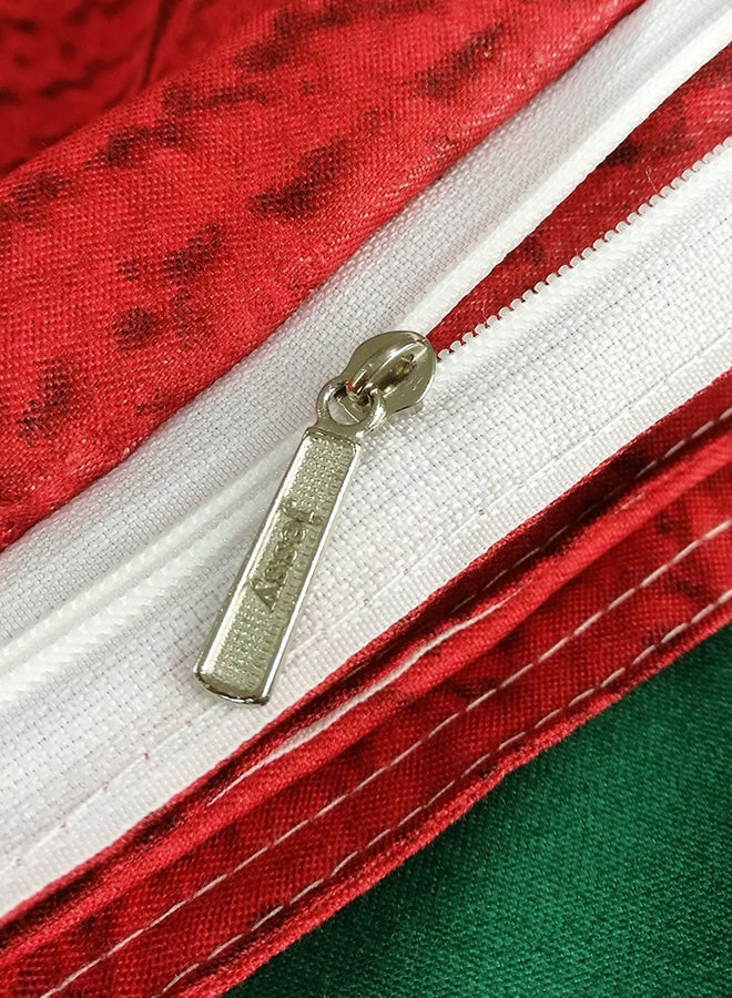 NIBEMINENT 3D Printed Santa Duvet Cover Set Polyester Multicolour Queen - Image 5