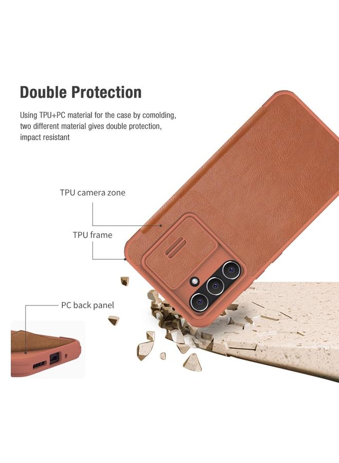 Nillkin Case For Samsung Galaxy A54 5G QIN Series Pro Sliding Camera Cover Design Leather Phone Case - Image 5