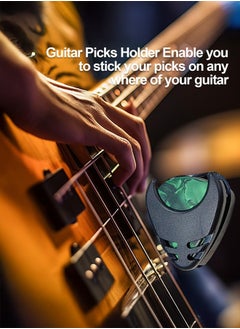 Tersely 30Pcs Guitar Picks with Holder, T Tersely Plectrums For Your Electric Guitar, Acoustic, Bass, Ukulele, 0.5mm 0.75mm 1mm,Mixed Colors (30-Packs)  - Image 4