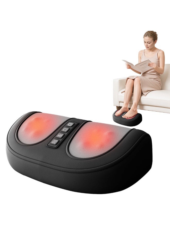YelaJoy Foot Massager with Heat, Foot and Calf Massager with Massage Roller, Electric Kneading Plantar Relax Machine, Circulation and Relax for Foot and Calf Massage, Gifts for Dad, Mom and Lover - Image 1