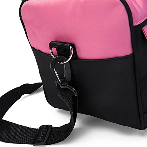 MAXPAND Small Hairdressing Bags for Stylists Hairdresser Bag for Supplies with Shoulder Strap Cosmetics Beauty Hairstylist Bag Makeup Salon Organizer Bag with YKK Zipper (BLACK), 13.8" x 8.7" x 9.5" - Image 5