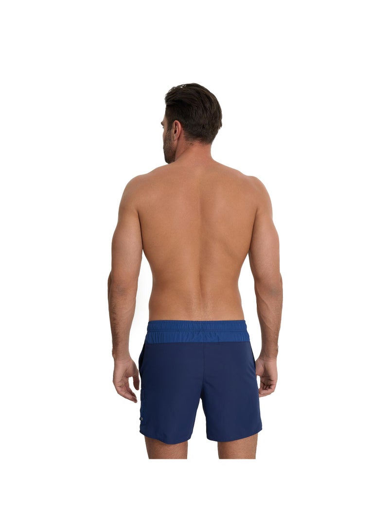 Joss Men's Swimming Shorts Blue – Quick-Drying, Adjustable Drawstring, 3 Velcro Pockets, Built-In Suspenders, Comfortable for Water Sports - Image 3