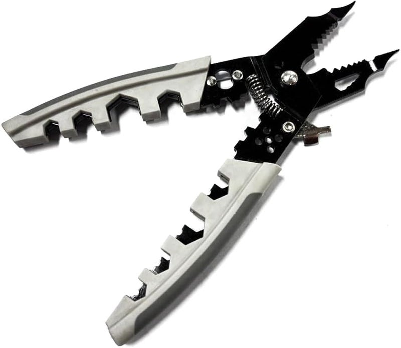 VANVASS Wire Stripper Tool 28 in 1 Pliers Black Heavy Duty CRV High Hardness Steel Chromium Vanadium Steel Universal MultiUsed Wire Strippers - Image 2
