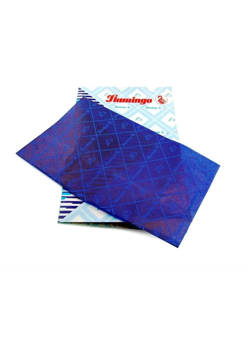 Flamingo A4 Size Carbon Paper 100 Sheet Blue 21cmX33cm - Image 5