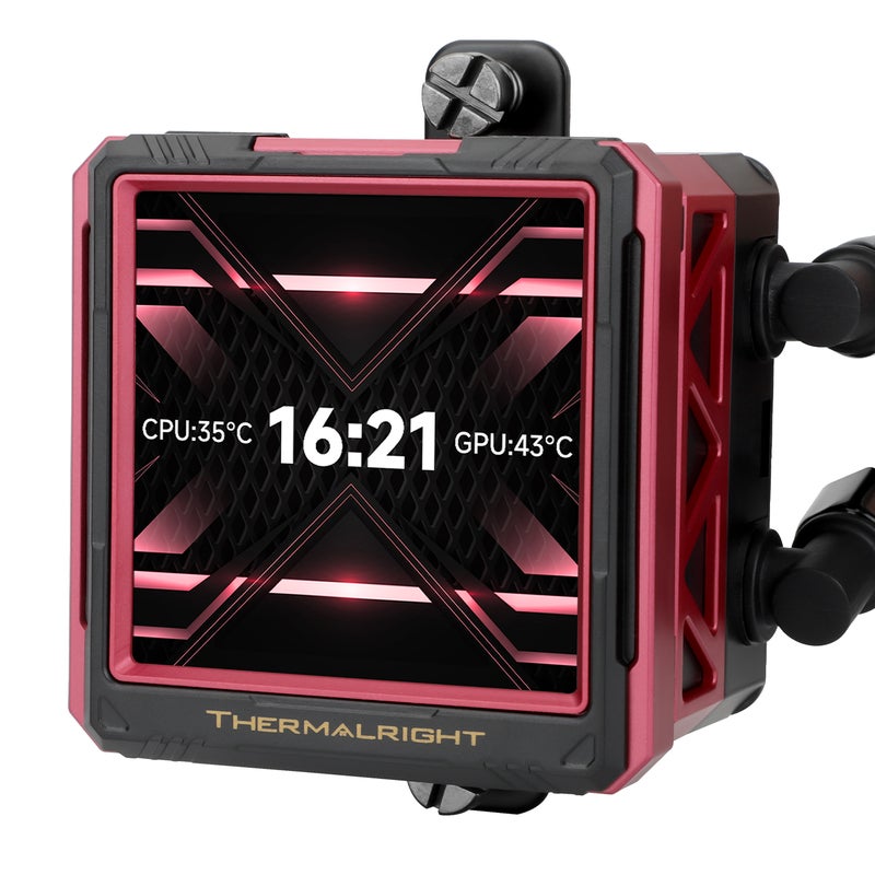 Thermalright FW360 Ultra ARGB Black CPU Water Cooler with 3 PWM Fans with 2000RPM,IPS LCD Screen with 480x480 Resolution,Liquid CPU Cooler for AM5;Intel LGA1700/1851,2.88-inch LCD Display - Image 5