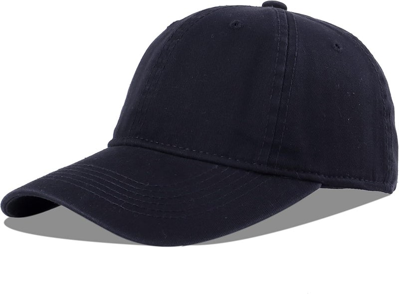 LANGZHEN Unisex Baseball Cap 100% Cotton Fits Men Women Washed Denim Adjustable Dad Hat - Image 1