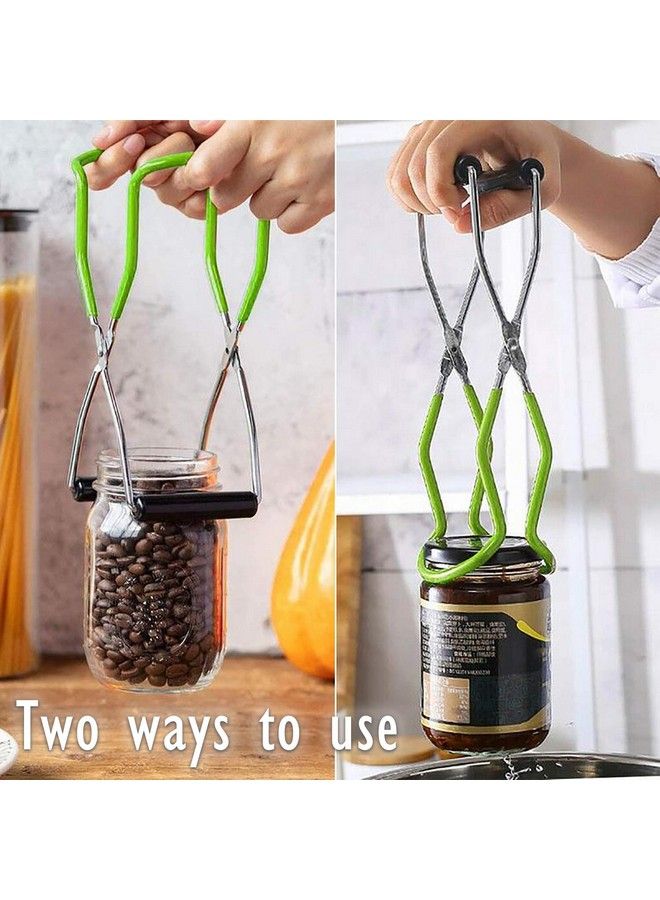 JIANGLAI 2 Pieces Stainless Steel Canning Jar Lifter Tongs And Canning Funnel With Safe And Secure Grip For Widemouth And Regular Jars Easy To Clean And Dishwasher Safe - Image 5
