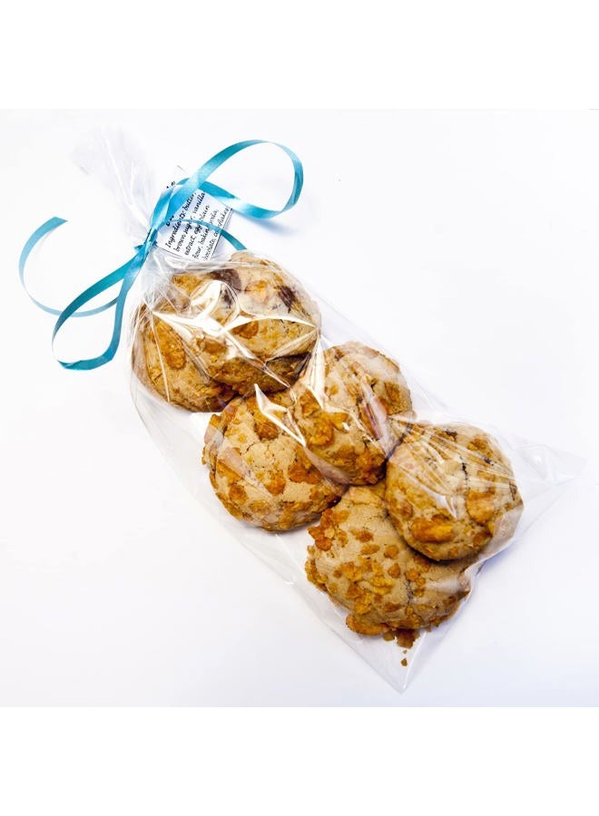 Morepack Cello Cellophane Treat Bags,200 Pieces 7x13 Inches Clear Plastic Gift Bags with Twist Ties,Party Favor Bags - Image 3