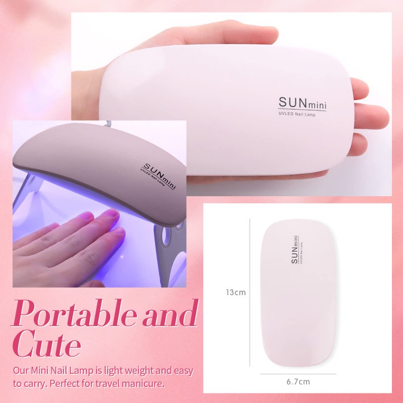 BORN PRETTY Poly Nail Extension Gel Kit-6 Colors Poly Nails Gel Kit Nude Clear Jelly Pink All In One Kit Builder Glue Gel with Nail Lamp Base Top Coat Set Nail Forms French Manicure Set for Beginner Starter DIY at Home Mother's Day Gifts - Image 5