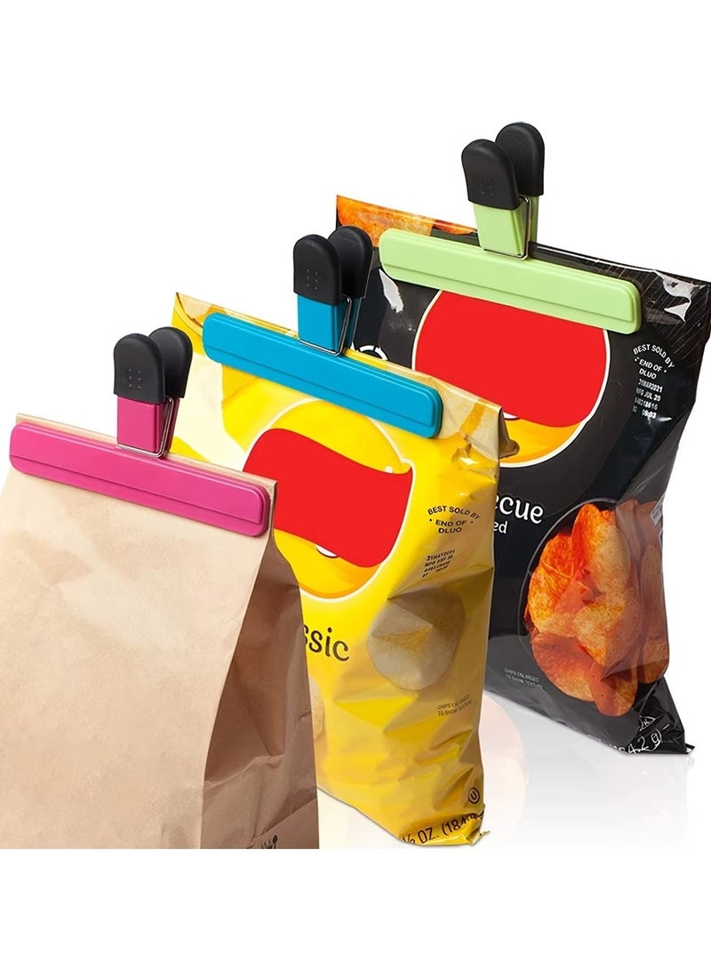 3Pcs Large Portable Kitchen Storage Food Snack Sealed Bag Clip Potato Chips Bag Clip Plastic Tool Food Clip for Coffee Bread Bag  - Image 1