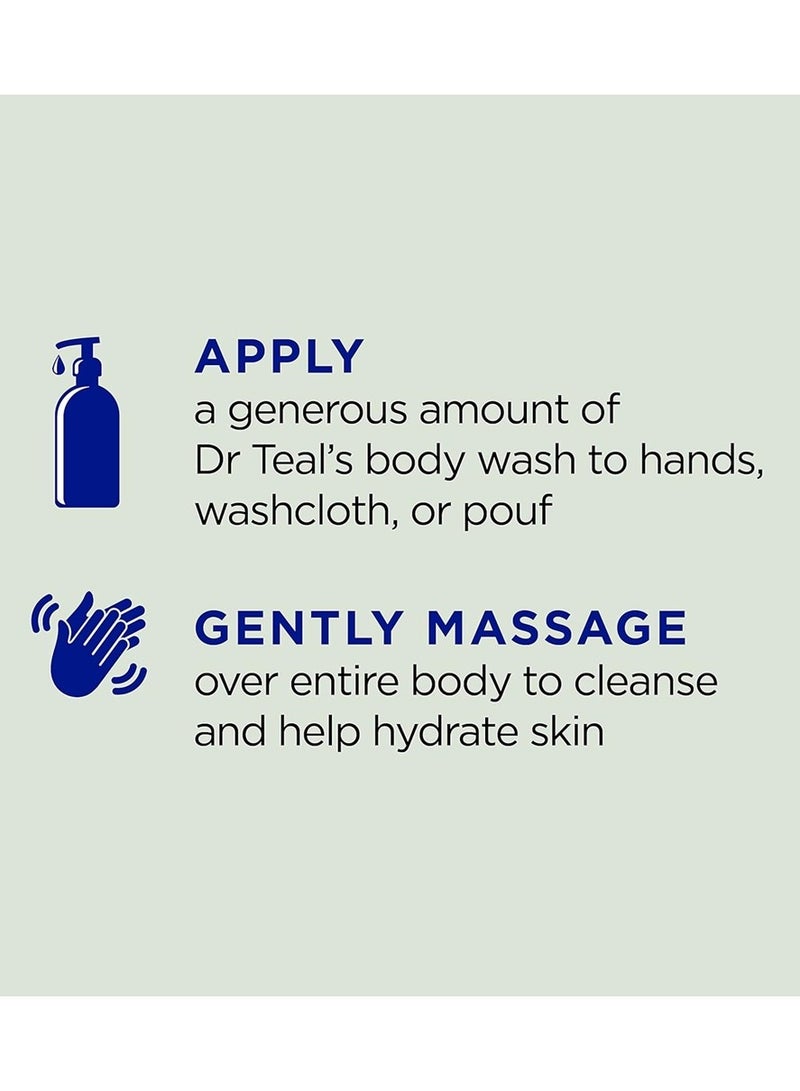 Dr Teal's Ultra Moisturizing Body Wash Relax and Relief with Eucalyptus Spearmint - 710ml - Image 5