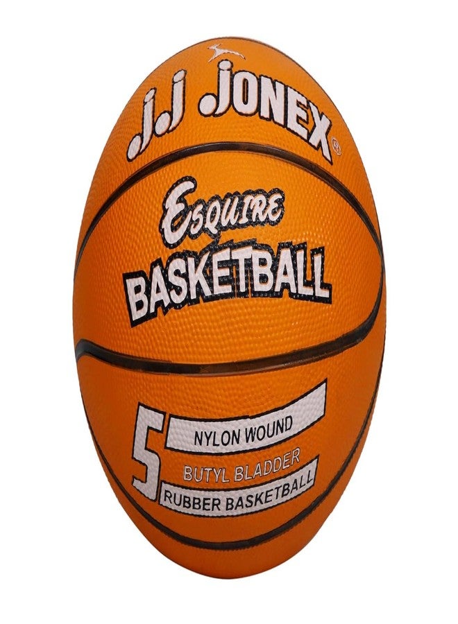 Jonex JJ Basketball Combo of 2 Pcs for Indoor-Outdoor Training Basketball Esquire Size 5 and 7(Orange) (MYC) - Image 3