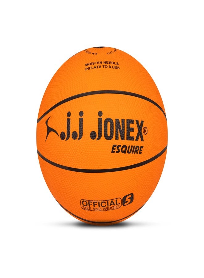 Jonex JJ Basketball Combo of 2 Pcs for Indoor-Outdoor Training Basketball Esquire Size 5 and 7(Orange) (MYC) - Image 5