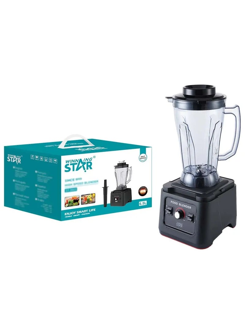 Winning Star Winning Star 1680W High-Speed Professional Blender | 6.5L Capacity Multi-Function Juicer & Grinder with PC Cup and ABS Base  - Image 1