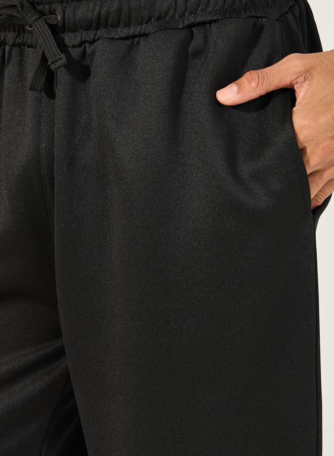 Styli Side Gusset Relaxed Track Pants with Zip Detail  - Image 3