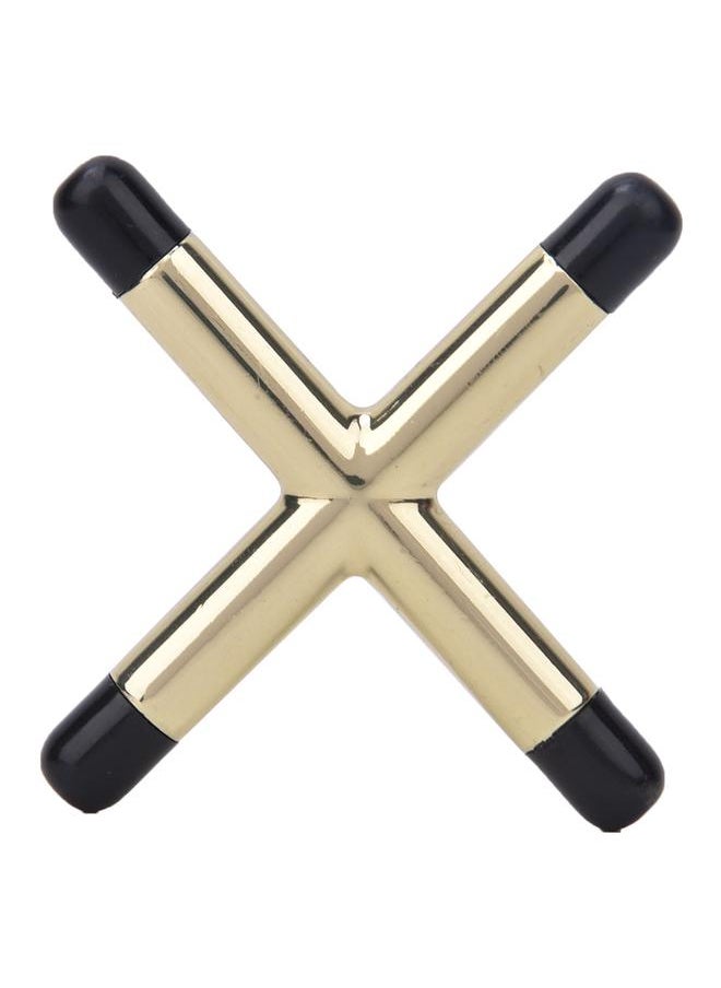 Thoraya Metal Durable Anti-slip Billiards Snooker Pool Cue Rest Bridge Head Holder Billiard Accessory(Cross Type with Plastic Particle )  - Image 1