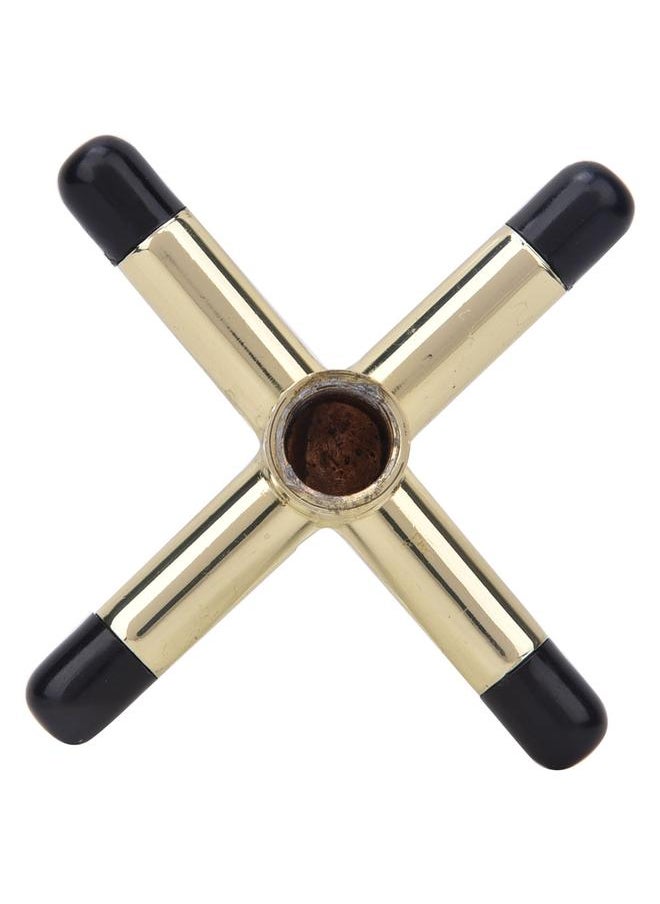 Thoraya Metal Durable Anti-slip Billiards Snooker Pool Cue Rest Bridge Head Holder Billiard Accessory(Cross Type with Plastic Particle )  - Image 2
