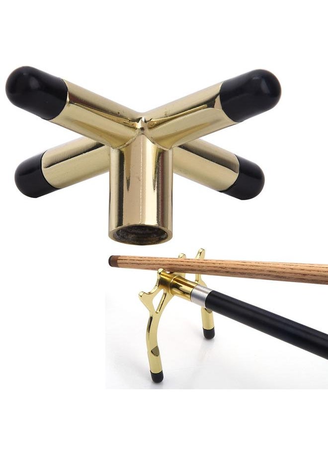 Thoraya Metal Durable Anti-slip Billiards Snooker Pool Cue Rest Bridge Head Holder Billiard Accessory(Cross Type with Plastic Particle )  - Image 4