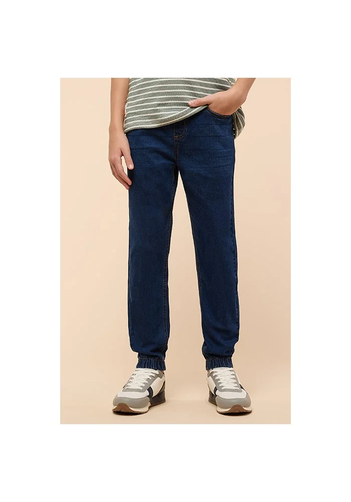 أر أند بي Washed Jogger Jeans with Drawstring Waist