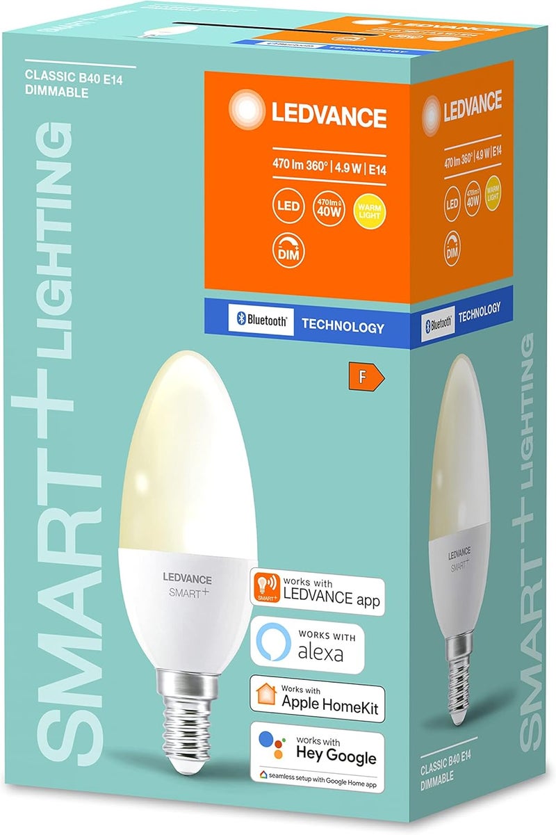 LEDVANCE Smart LED Lamp with Bluetooth, Dimmable Warm White - Image 2