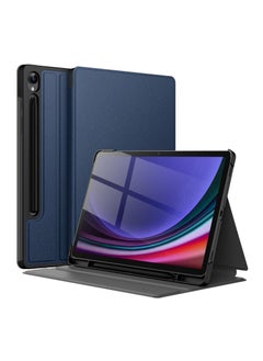 Jetech Case for Samsung Galaxy Tab S9 11 Inch with S Pen Holder Slim Folio Stand Protective Tablet Cover Multi Angle Viewing Navy Blue  - Image 1