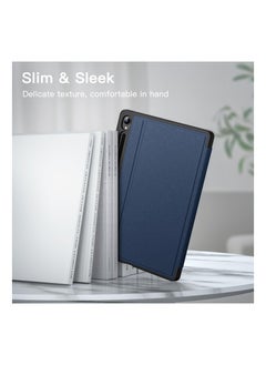 Jetech Case for Samsung Galaxy Tab S9 11 Inch with S Pen Holder Slim Folio Stand Protective Tablet Cover Multi Angle Viewing Navy Blue  - Image 4