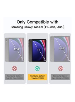 Jetech Case for Samsung Galaxy Tab S9 11 Inch with S Pen Holder Slim Folio Stand Protective Tablet Cover Multi Angle Viewing Navy Blue  - Image 2