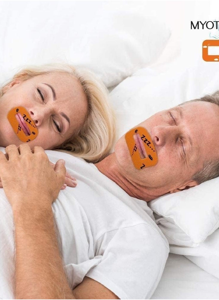 MyoTape - MYOTAPE Sleep Strips for Beards: Enhance Sleep Quality, Aid Nasal Breathing, Reduce Mouth Breathing and Snoring with Comfortable, Elastic Tapes - Image 1