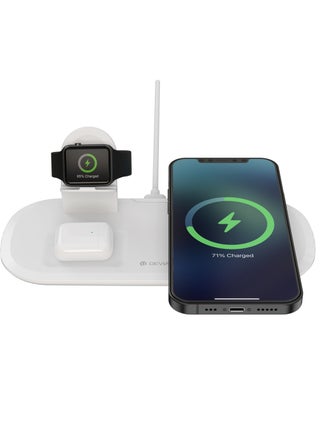 Man Divia Smart Series 3 x 1 Magnetic Charging base for charging iPhone and Apple Watch - white - 15 watts maximum - pzsku/ZABFA5C52A08C9628ED6BZ/45/_/1718898856/7c4c1e97-a7b2-45c6-8d0e-654b6bf601a6
