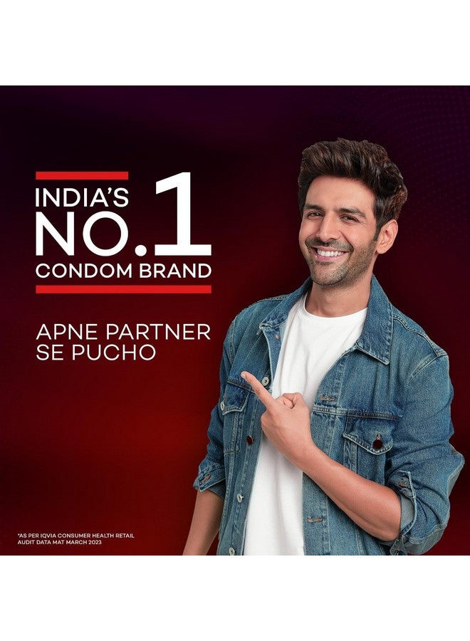 Manforce Cocktail Strawberry & Vanilla Extra Dotted & Flavoured Condoms | 10 pcs | Lubricated Latex Condoms | India’s No. 1* Condom Brand for Safe Sex - Image 2