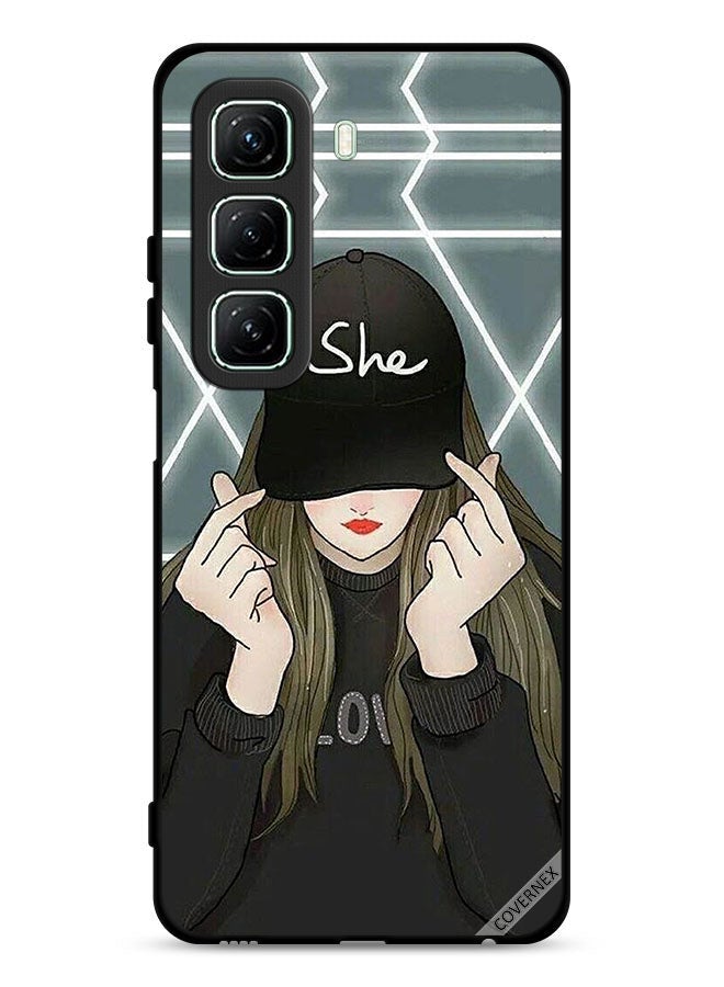 Covernex Infinix Hot 50 5G Protective Case Cover She On Cap - Image 1