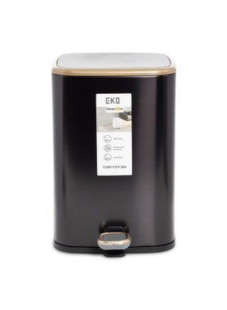 Eko Cubo Step Bin, Black - 6L - pzsku/ZABFA70020D6D1FF6420BZ/45/_/1720763752/d2d67689-d07f-4e8f-a56c-1dcb9388324a