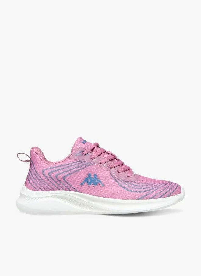 Kappa Women's Logo Print Lace-Up Sports Shoes