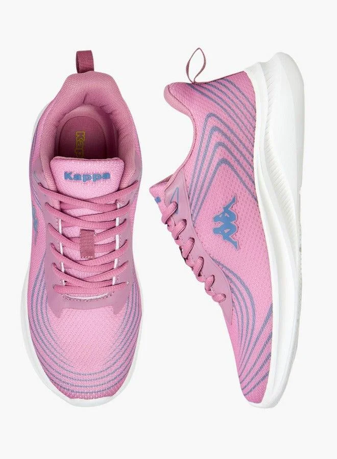 Kappa Women's Logo Print Lace-Up Sports Shoes