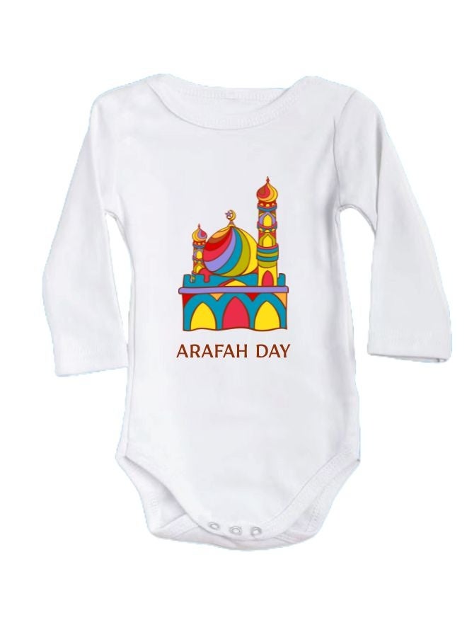 PRINTSHOP4ME Arafah Day Baby Romper|Long Sleeve Cotton Romper|Eid & Hajj Baby Outfit  - Image 1