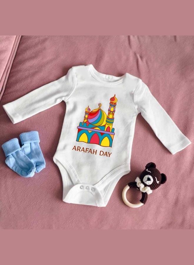 PRINTSHOP4ME Arafah Day Baby Romper|Long Sleeve Cotton Romper|Eid & Hajj Baby Outfit  - Image 3