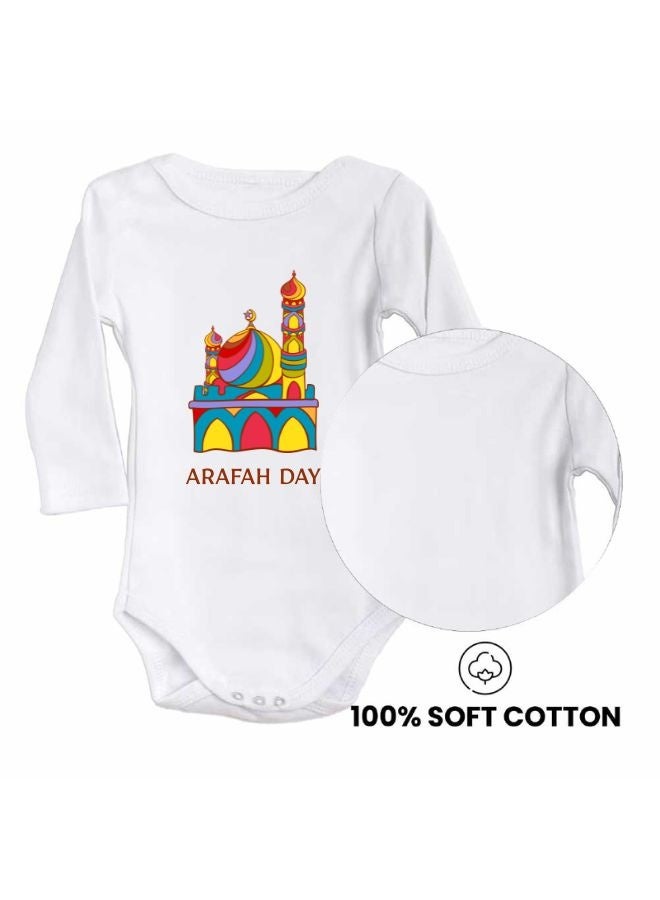 PRINTSHOP4ME Arafah Day Baby Romper|Long Sleeve Cotton Romper|Eid & Hajj Baby Outfit  - Image 4