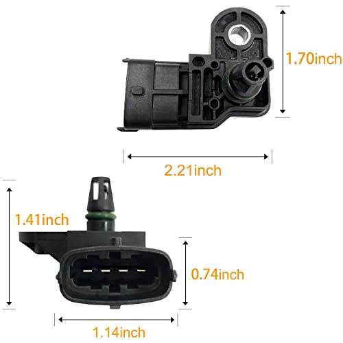 NITOYO T-MAP Intake Air Pressure Temperature Sensor 2411528 Compatible with Polaris ACE General 1000 Ranger Scrambler RZR 570 800 900 1000 Sportsman - Image 3