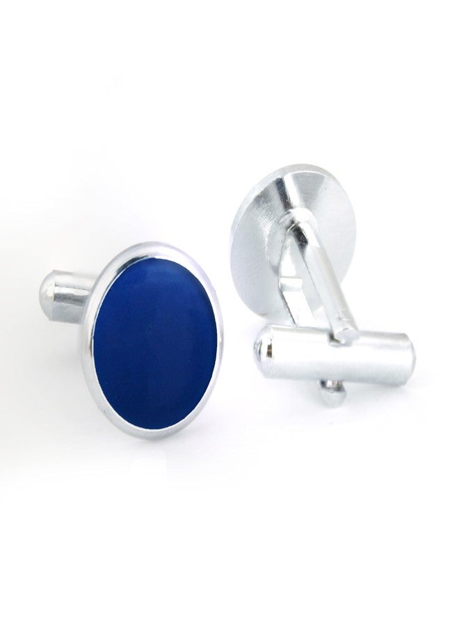Kavove The Classic Saga Dark Blue Cufflinks - Image 3
