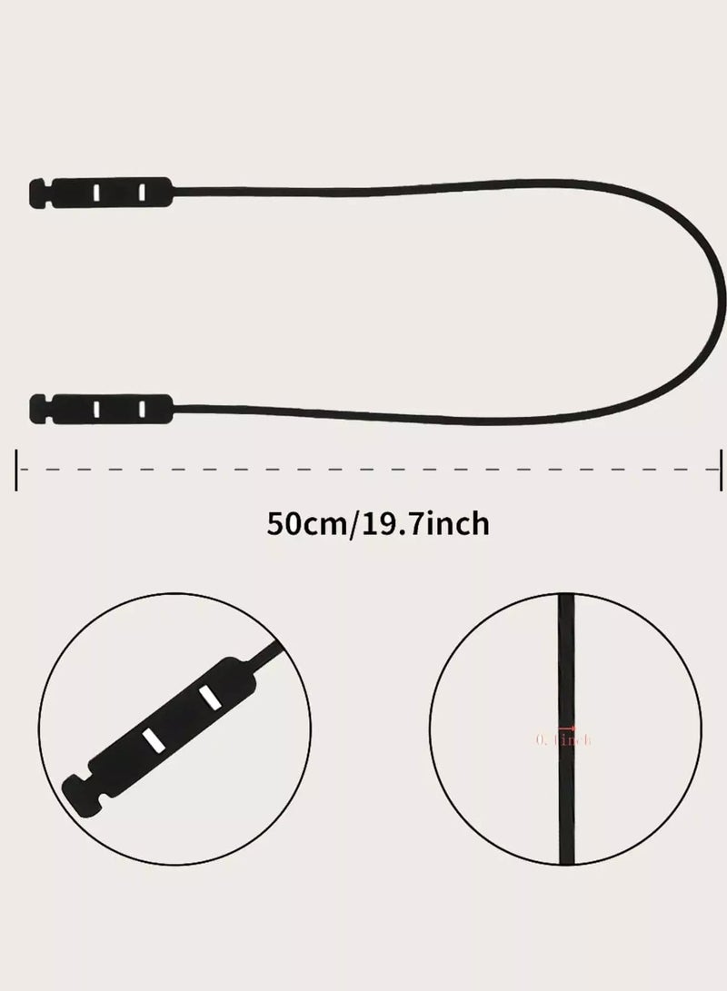 5pcs Plain Face Covering Cord  - Image 3
