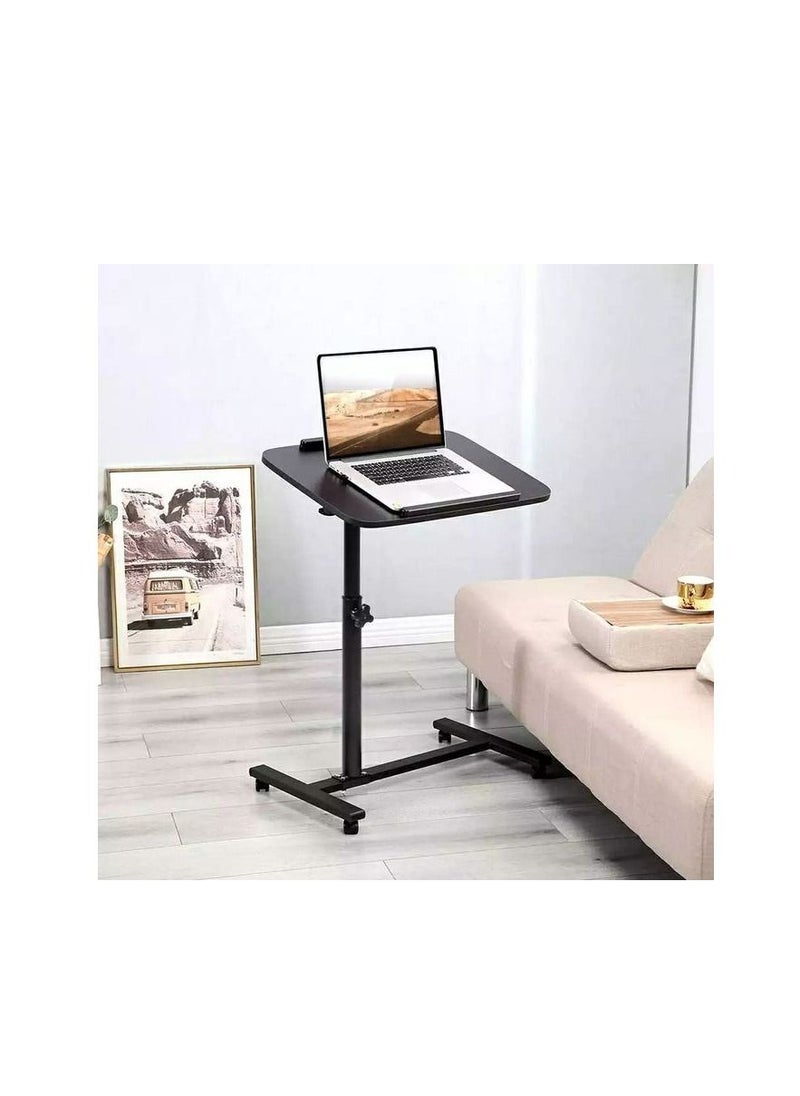 Adjustable and foldable metal laptop table