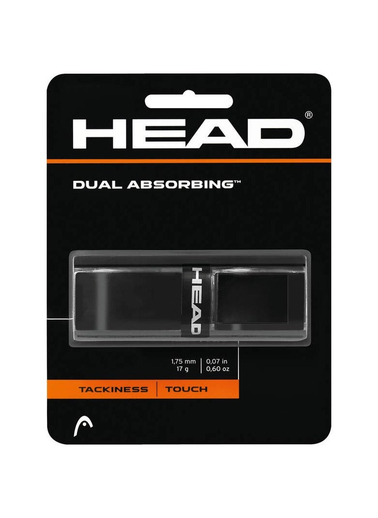 HEAD Dual Absorbing Replacement Grip - With Extra Tackiness And Touch 