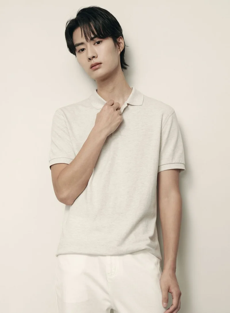 Men's Polo Shirt: Cotton Pique, Short Sleeve | Korea Collection