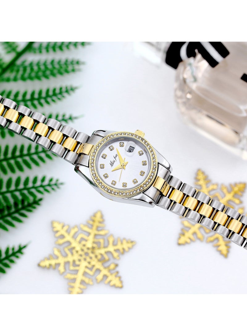 MISS FOX Women's Stylish and Versatile Stainless Steel Waterproof Quartz Watch - Image 4