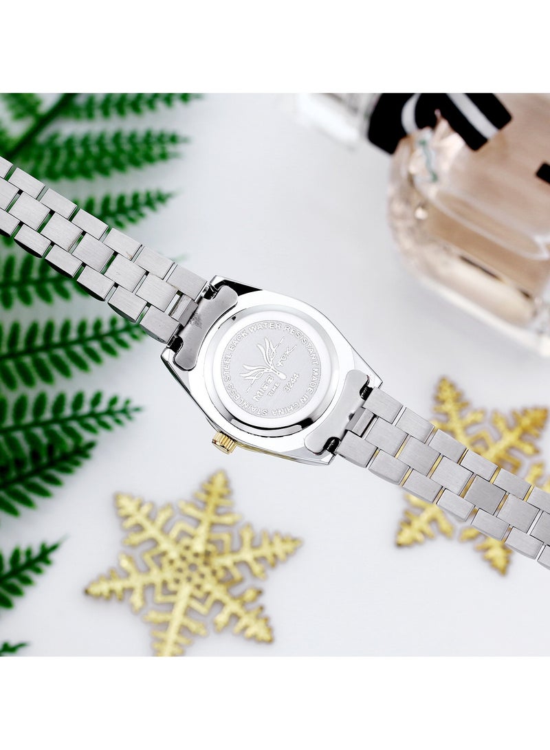 MISS FOX Women's Stylish and Versatile Stainless Steel Waterproof Quartz Watch - Image 5