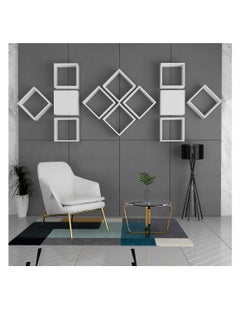 Stylish Home White wall shelf, consisting of 12 pieces, model RAF-03  - Image 5