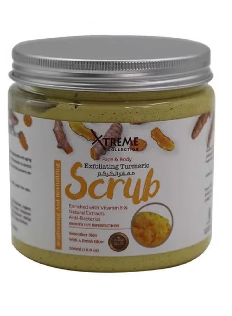 XTREME Exfoliating Turmeric Scrub Face And Body 500 ml