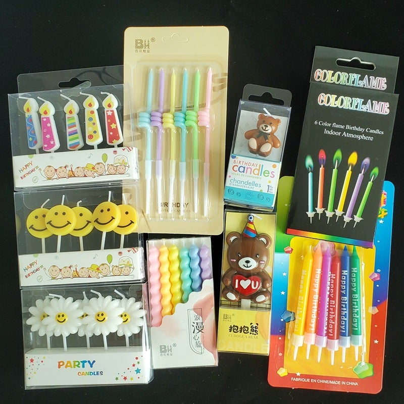 Bear Digital Candle Ornaments Party Dessert Dress Up Creative Baking Cake Decoration Birthday Diy Candle Pencil - Image 3